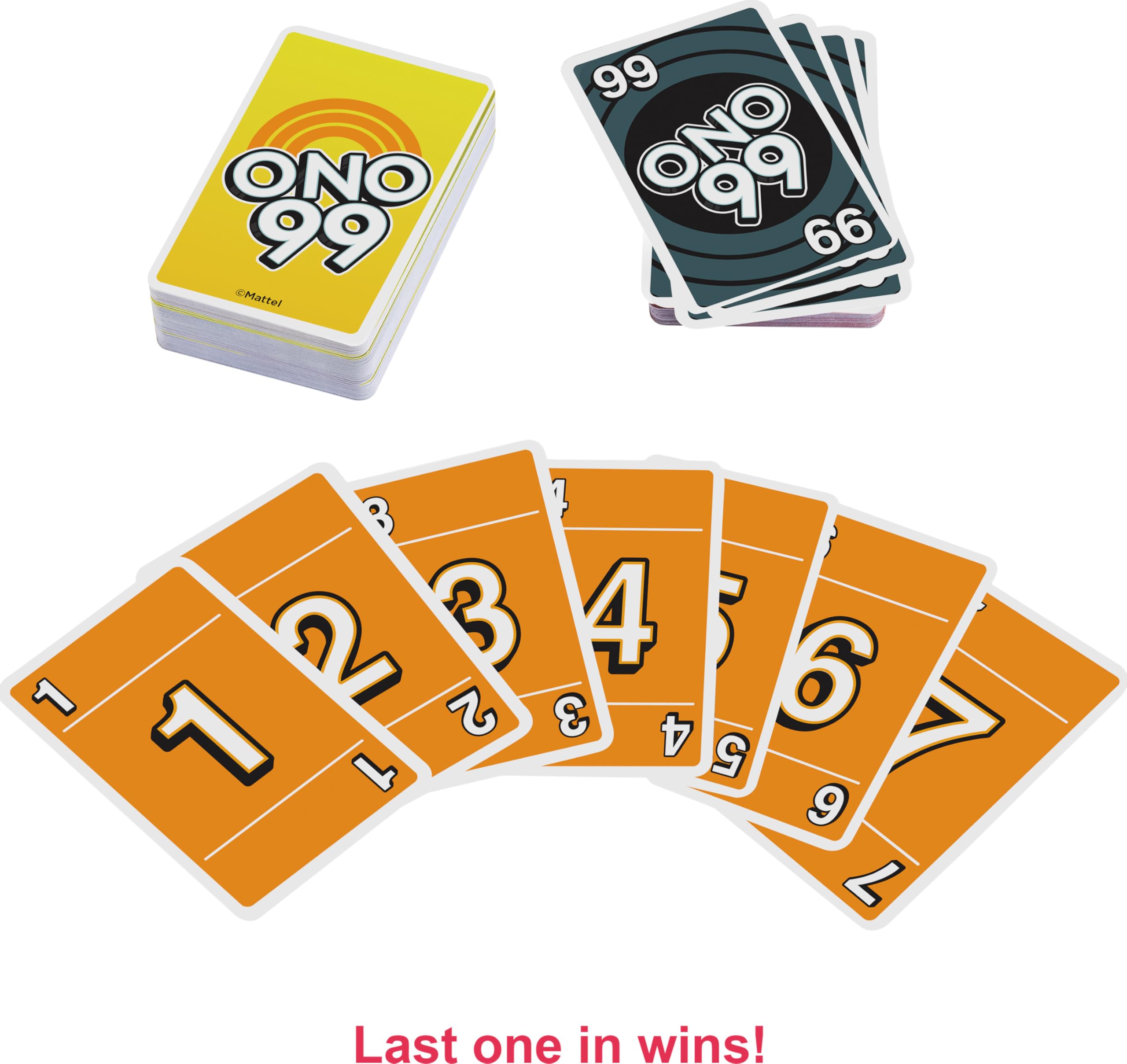 Mattel ONO 99 card game travels well for family trips