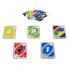 Four build piles visible illustrating Skip-Bo sequencing mechanics.