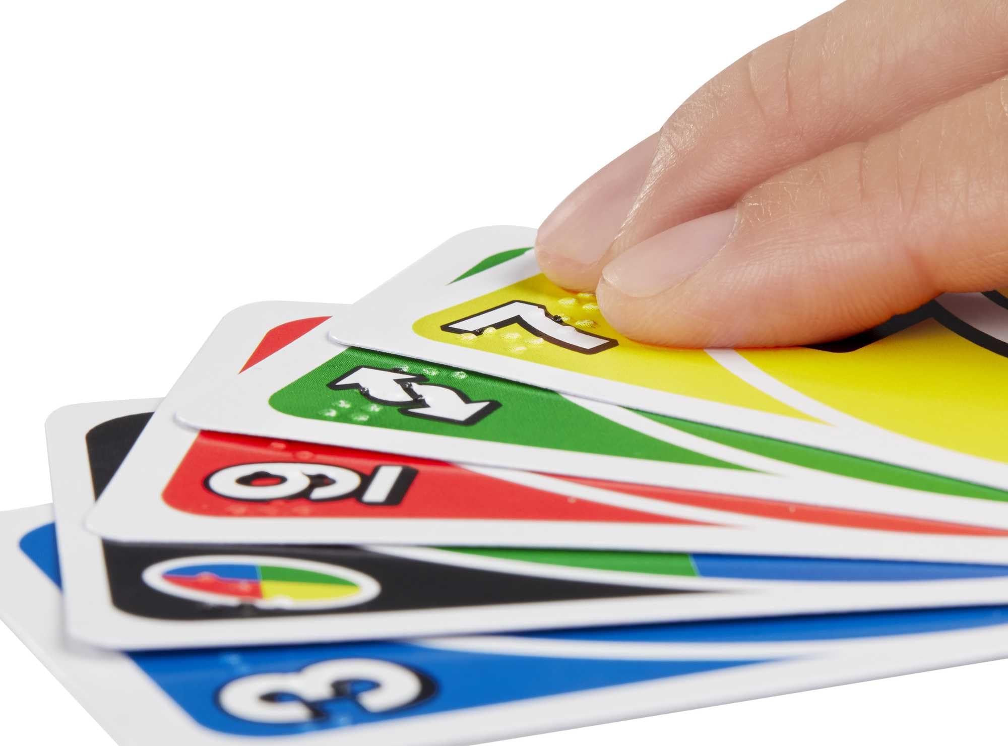 Family-night play with UNO Braille encourages inclusive fun for all ages