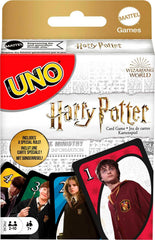 Mattel Games UNO Harry Potter deck with magical character imagery