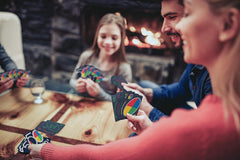 Mattel Games UNO Premium 50th Edition black cards provide a premium tactile experience.