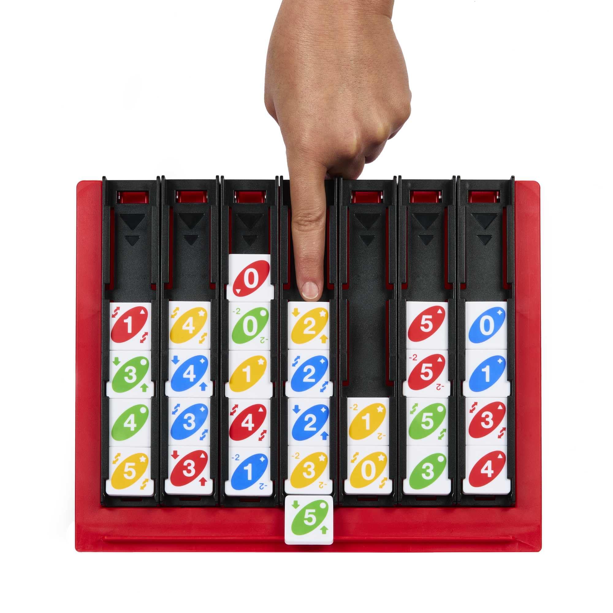 Family game night with UNO Quatro setup for mixed ages