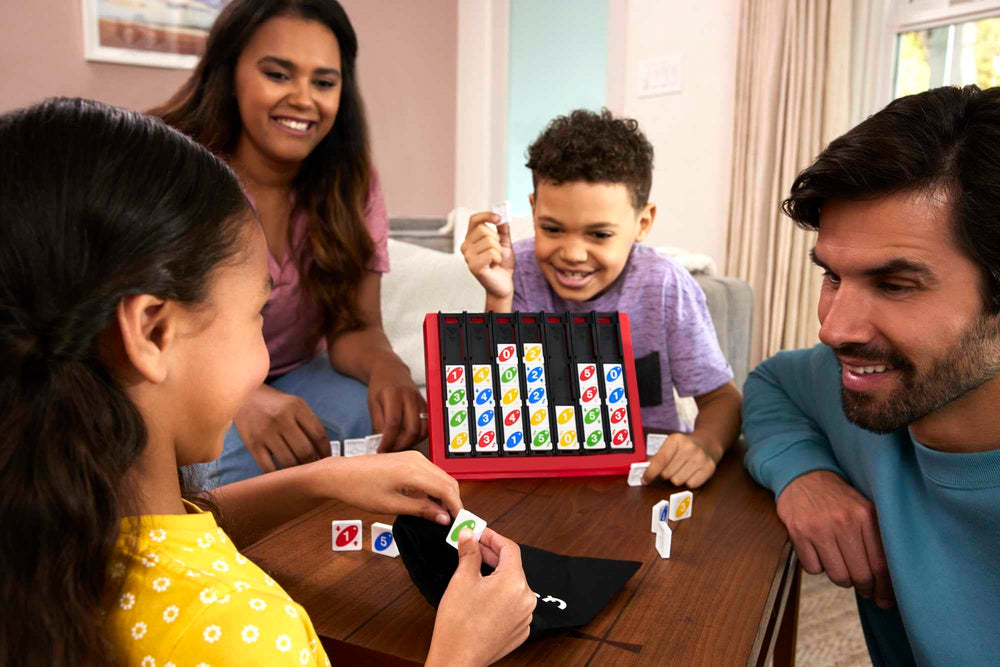 UNO Quatro tiles closeup highlights bright colors and grip-friendly texture