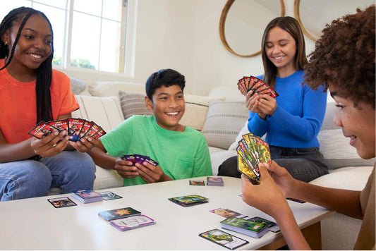 Mattel Games UNO Ultimate Marvel Iron Man deck with tech-inspired moves.