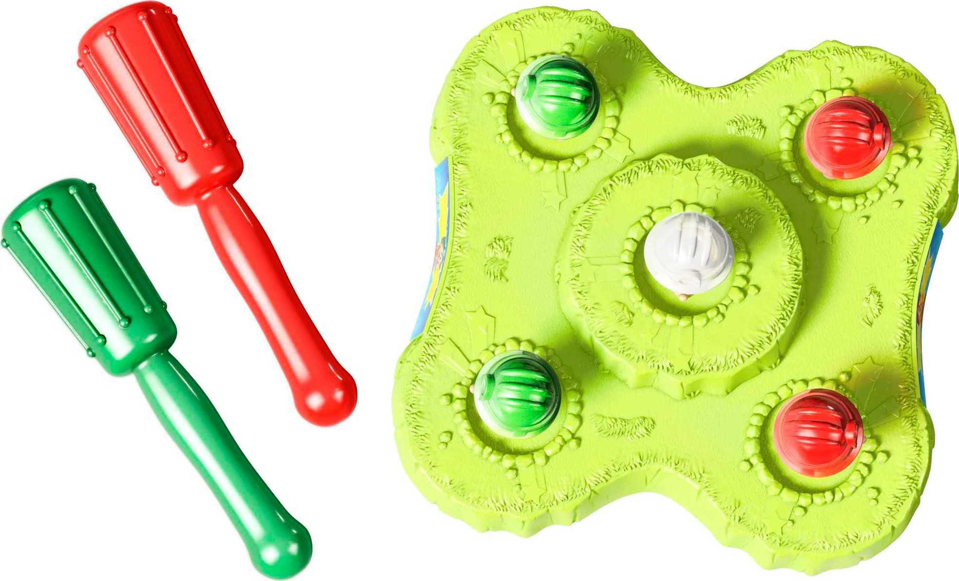 Mattel Games WHAC-A-MOLE mallets in action for energetic, active play.