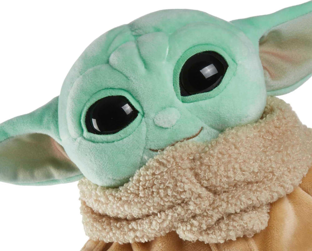 Mattel Grogu plush robe detail perfect for authentic Star Wars display