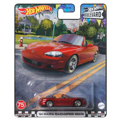 Mattel Hot Wheels Mazda Mazdaspeed Miata detailed grille and decals for collectors
