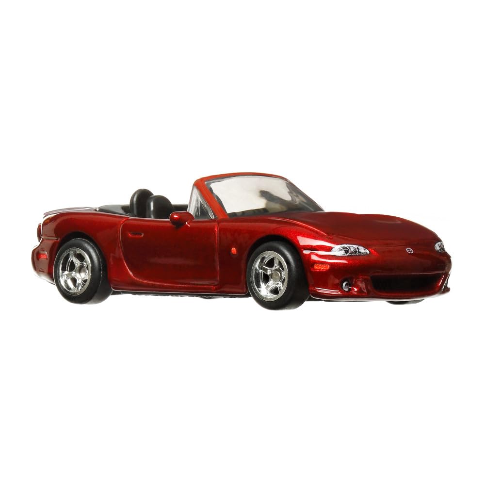Mattel Hot Wheels Mazda Mazdaspeed Miata packaging view showcases collectible presentation