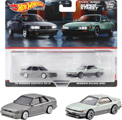 Mattel Hot Wheels HYF04 Sentra SE-R front view for dynamic play and display.