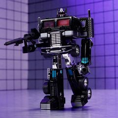 Nemesis Prime ion blaster detail highlights battle-ready styling.
