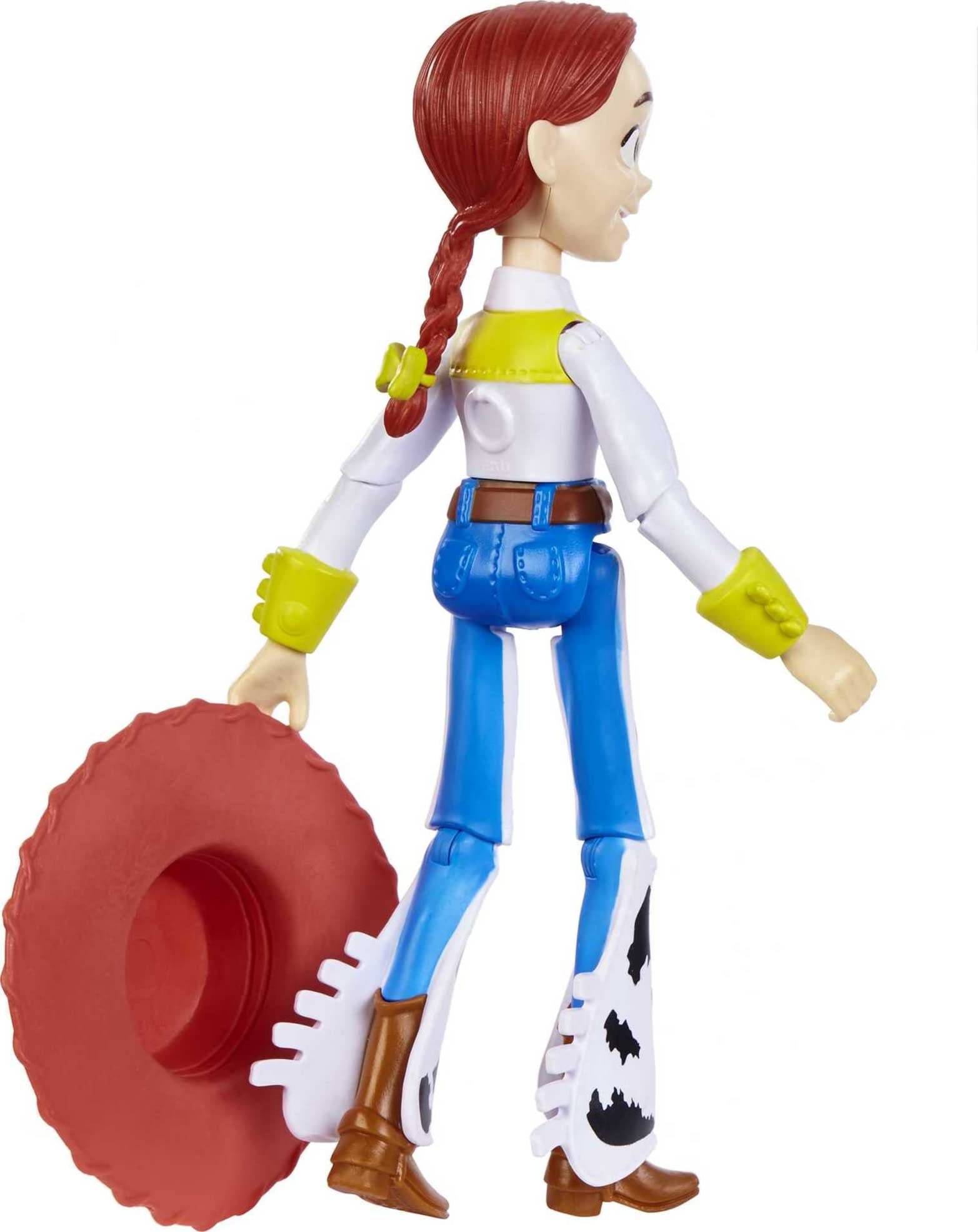 Mattel Jessie Toy Story figure compatible with other Pixar figures for expansive play.