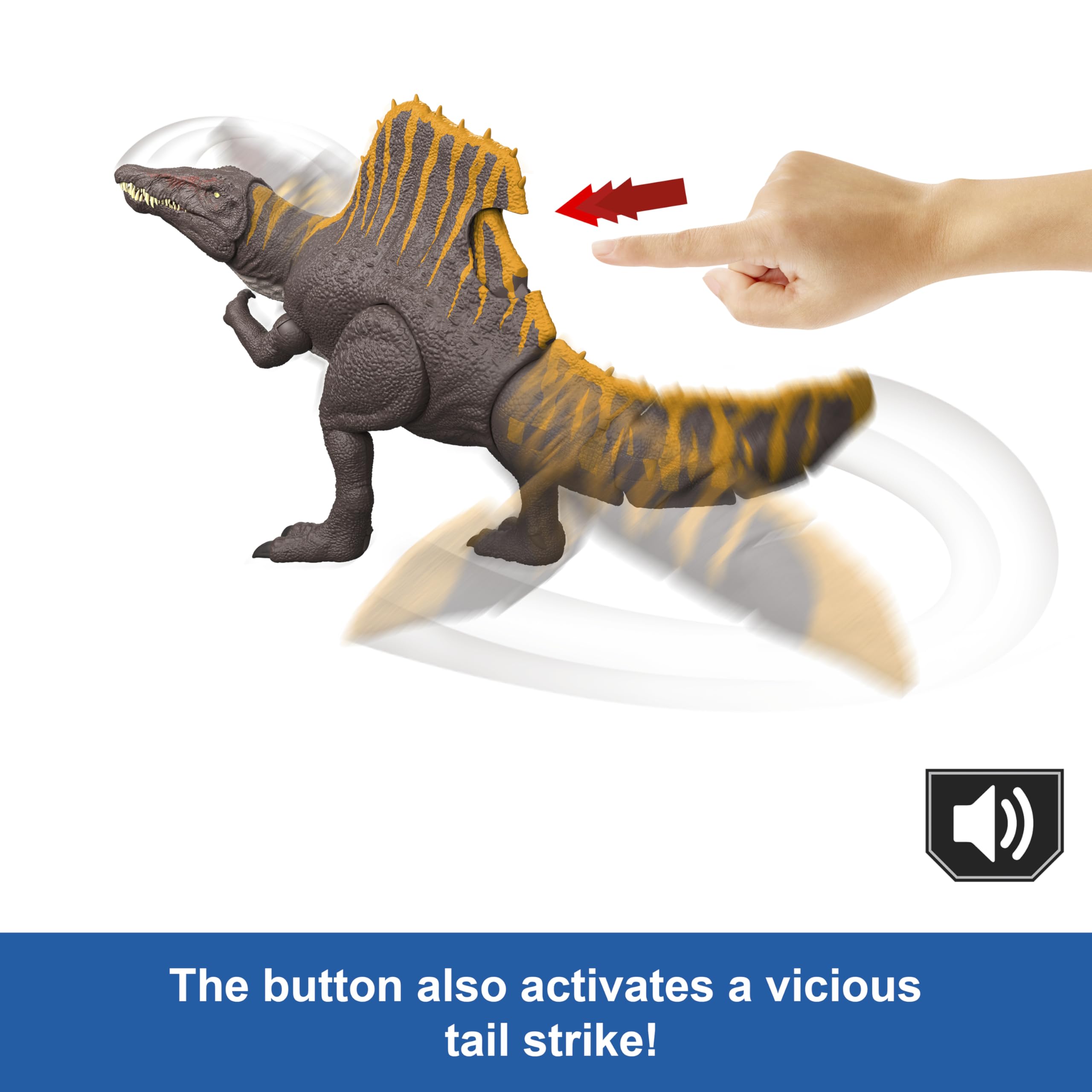 Mattel Jurassic World figure with posable joints for dynamic poses