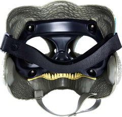 Mattel Jurassic World Blue mask with secure strap for comfortable all-day wear.