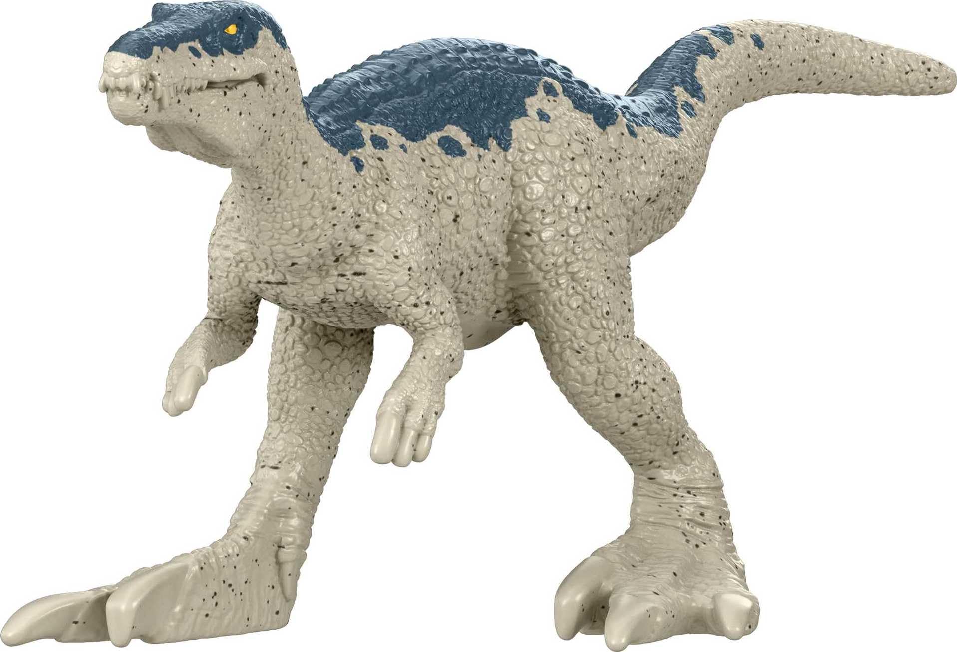 Mattel Jurassic World Dominion Carnotaurus Clash Pack truck package showcases portable fun.