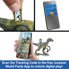 Mattel Jurassic World Dominion figure with movie-inspired sculpt for authentic play.