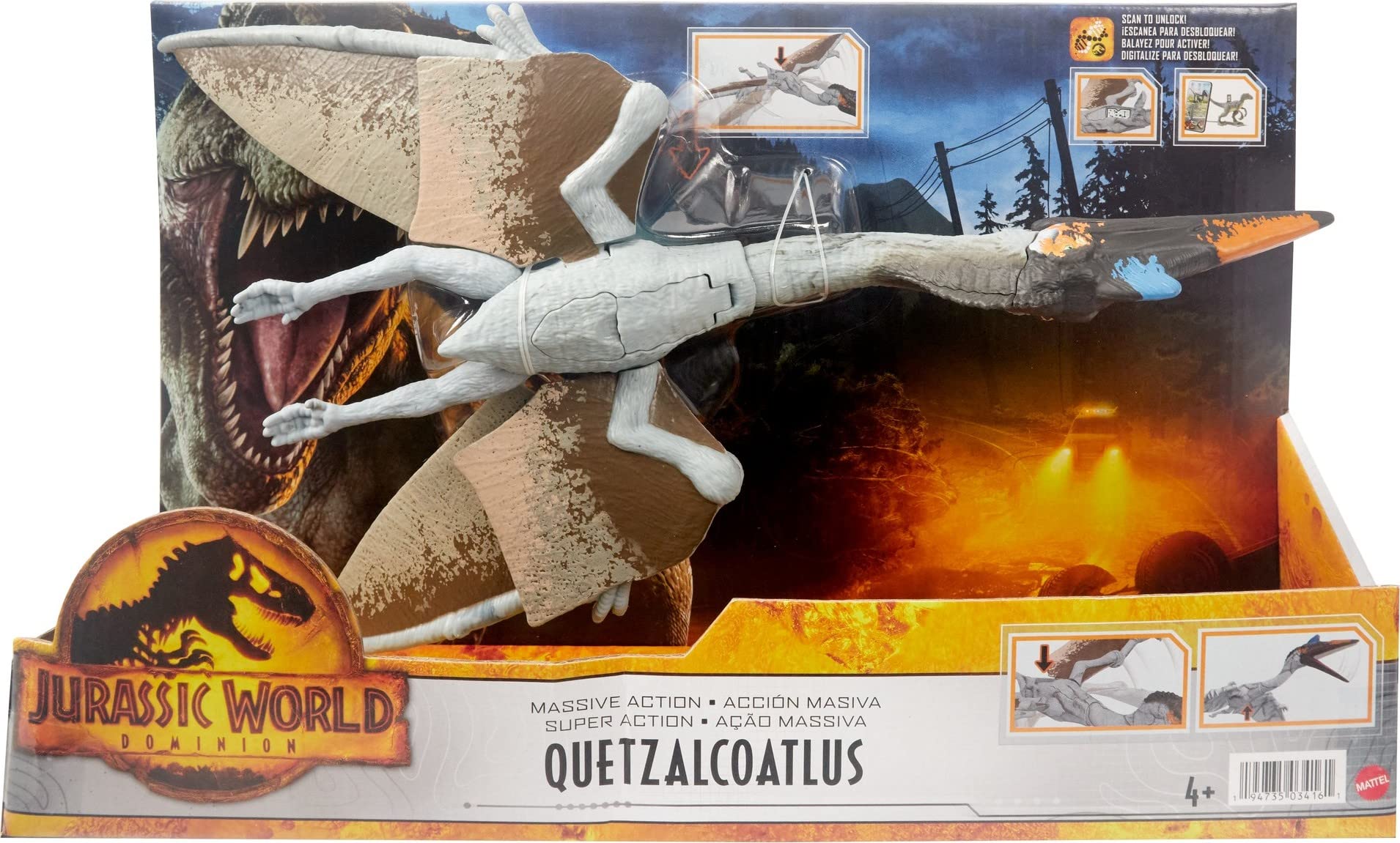 Mattel Quetzalcoatlus AR-app-ready enables in-room dinosaur appearances and storytelling