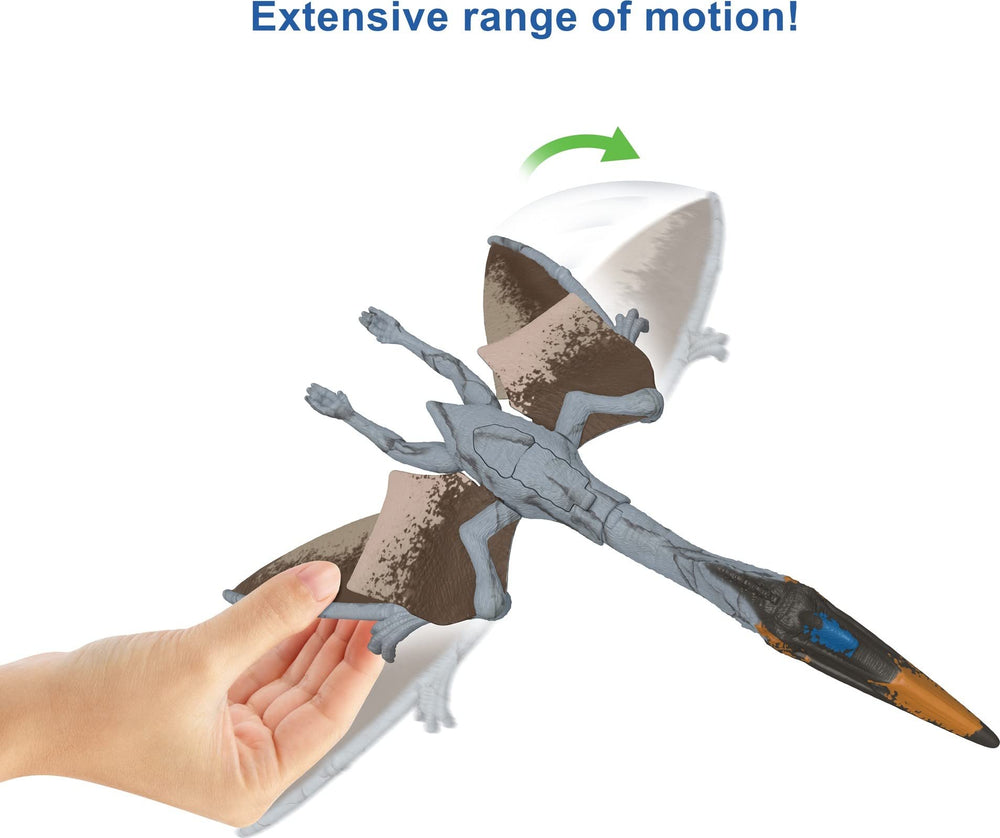Mattel Jurassic World Dominion Quetzalcoatlus detailed-sculpting with authentic colors