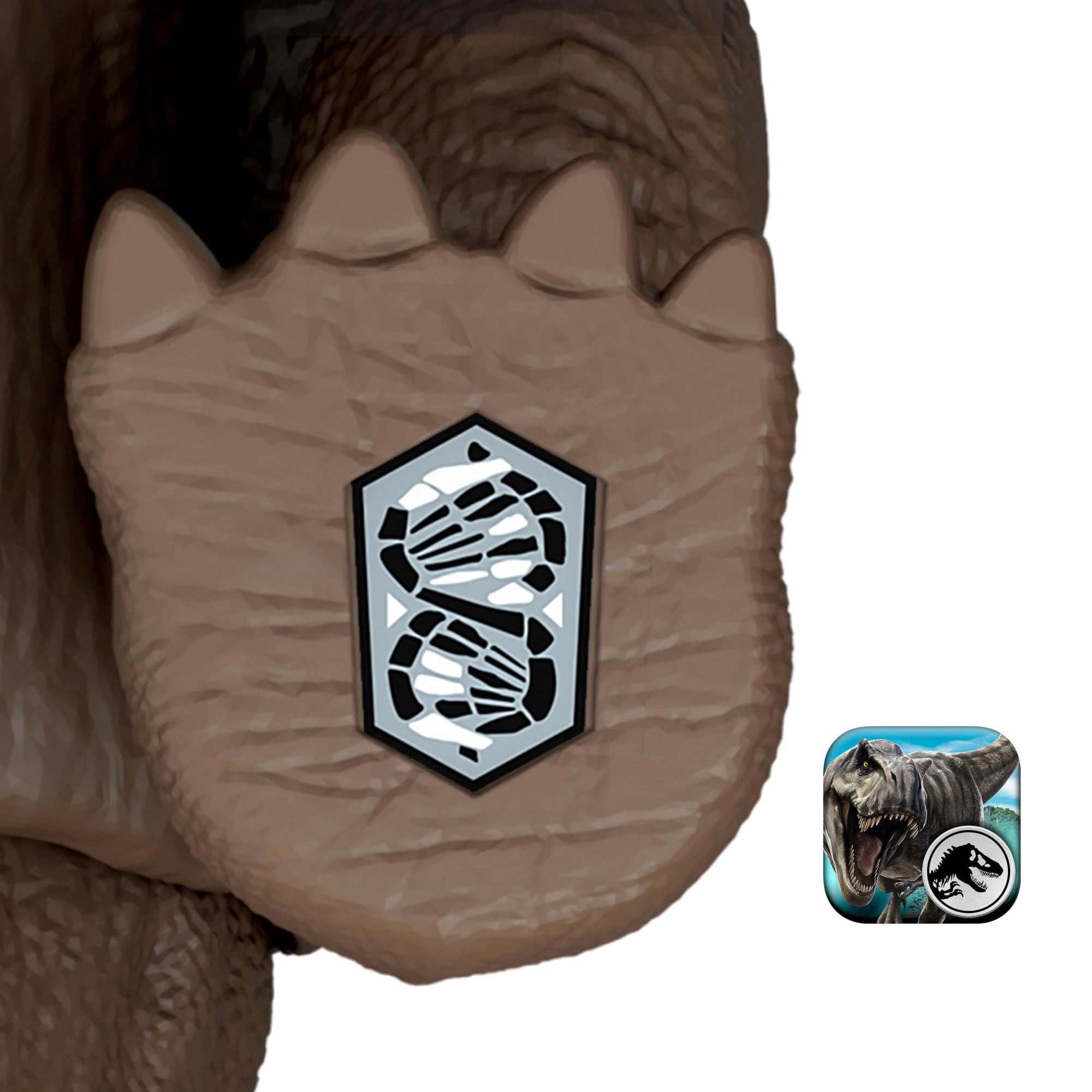 Mattel authentic sculpt and textured detailing highlight premium Jurassic World styling.