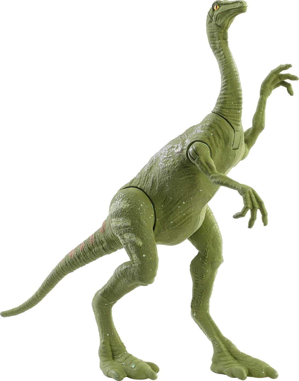 Mattel Jurassic World Gallimimus realistic sculpting enhances display realism.
