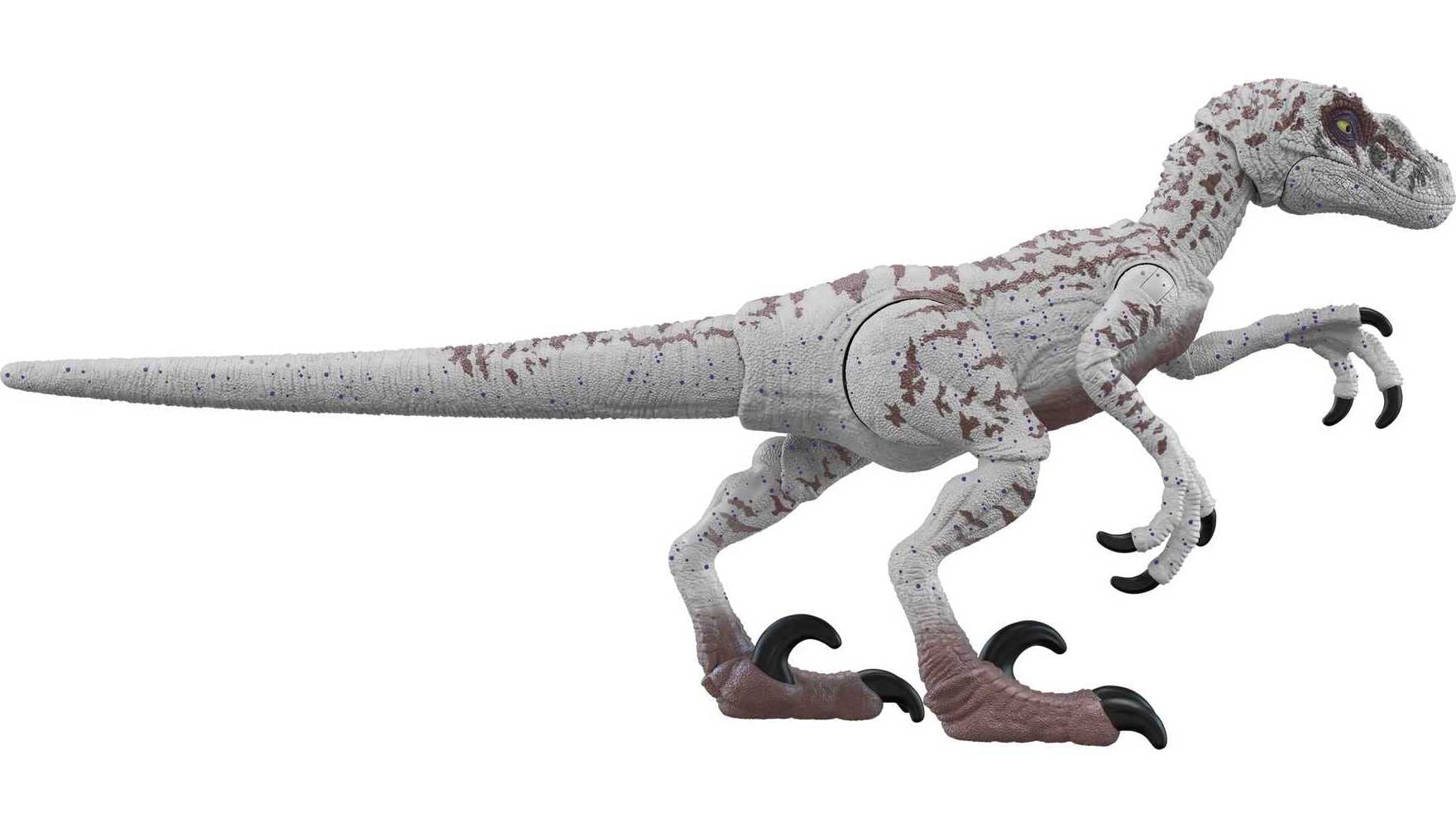 Mattel Jurassic World Hammond figure display perfect for shelves and dioramas.