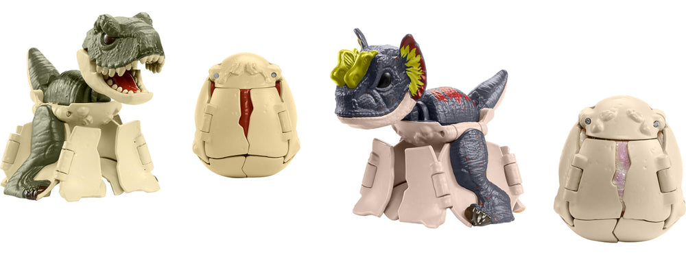 Mattel Jurassic World Hidden Hatchers compact egg size ideal for travel and on-the-go play