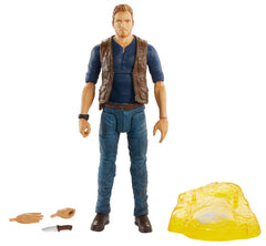 Mattel Jurassic World Owen Grady display stand for neat shelf setups