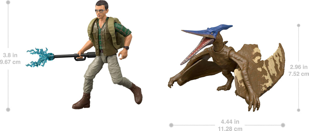 Mattel Jurassic World Rebirth Pteranodon figure ready for soaring flight poses