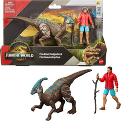 Mattel Jurassic World Rebirth Reuben Delgado figure for movie-inspired storytelling