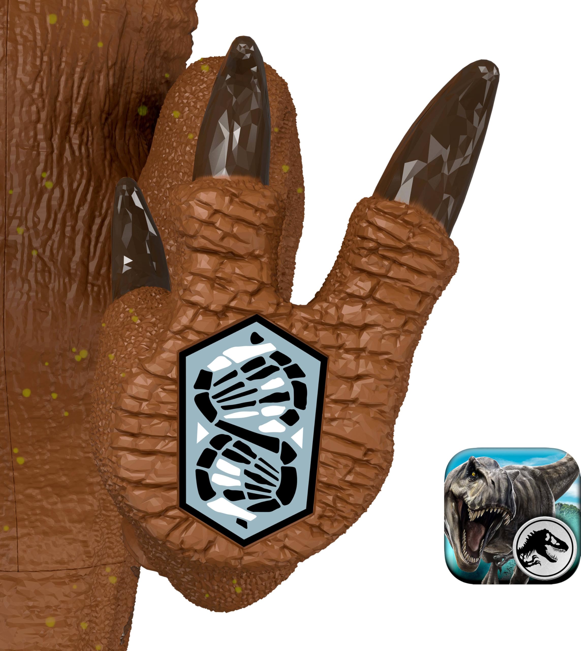 Mattel Jurassic World Rebirth Velociraptor with jaw articulation for dramatic poses.