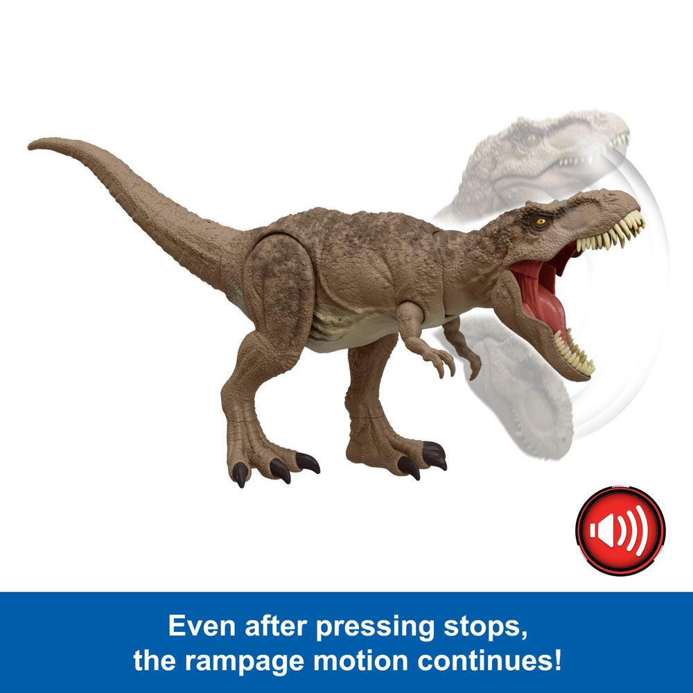 Mattel Jurassic World T. rex digital play code scan for bonus games.