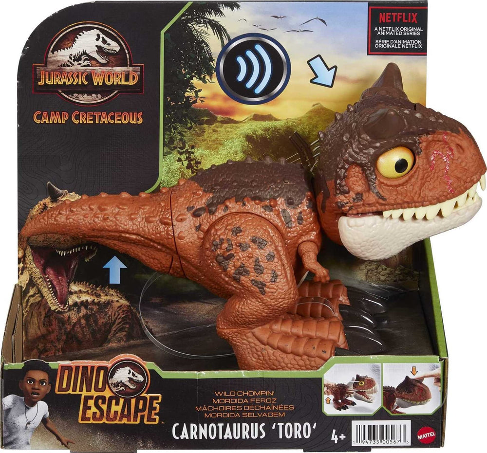 Mattel Jurassic World Toro sculpted texture adds realism