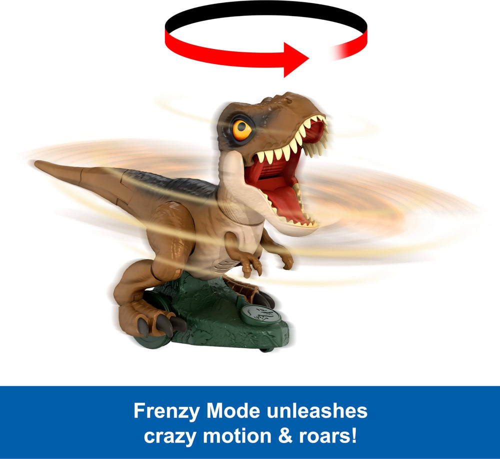 Mattel Jurassic World RC controller lets kids command the full-function dino.