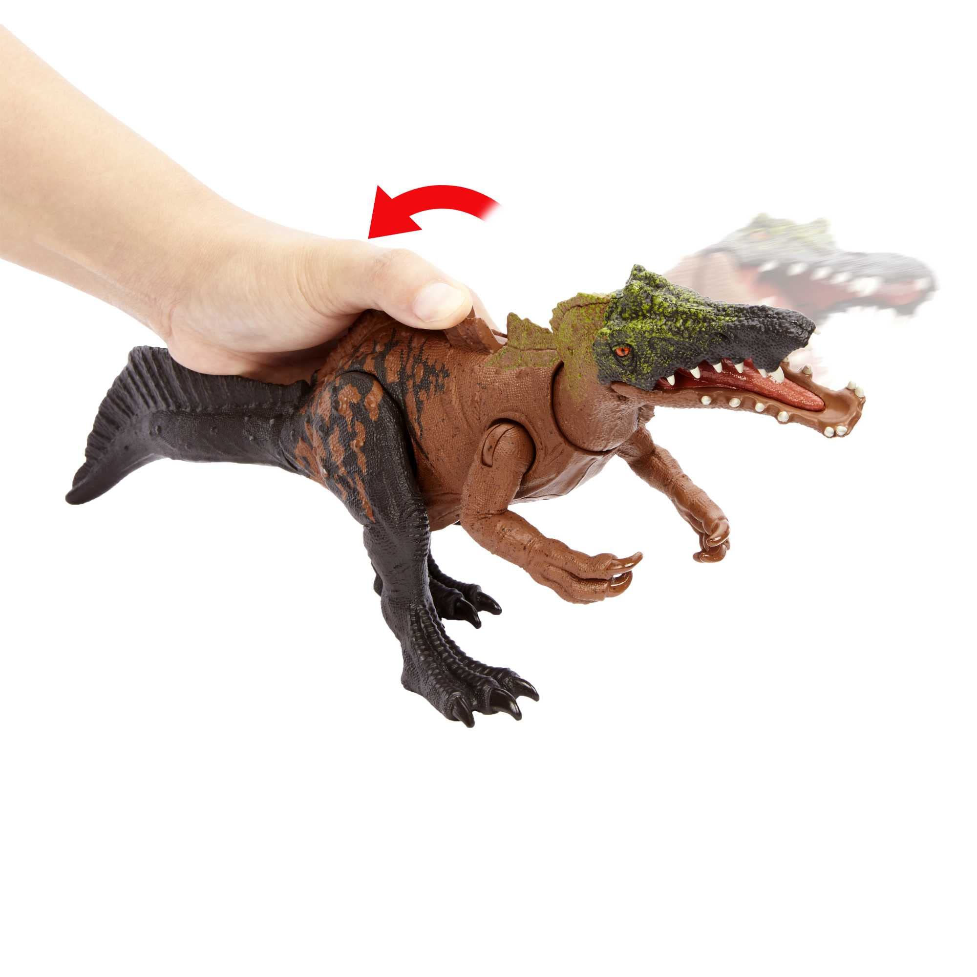 Mattel Jurassic World Wild Roar Irritator AR app experience enhances adventures