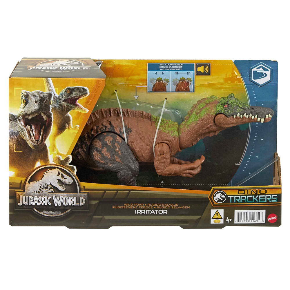 Mattel Jurassic World Wild Roar Irritator detailed deco for imaginative scenes