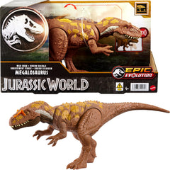 Mattel Jurassic World Wild Roar Megalosaurus toy roaring action pose