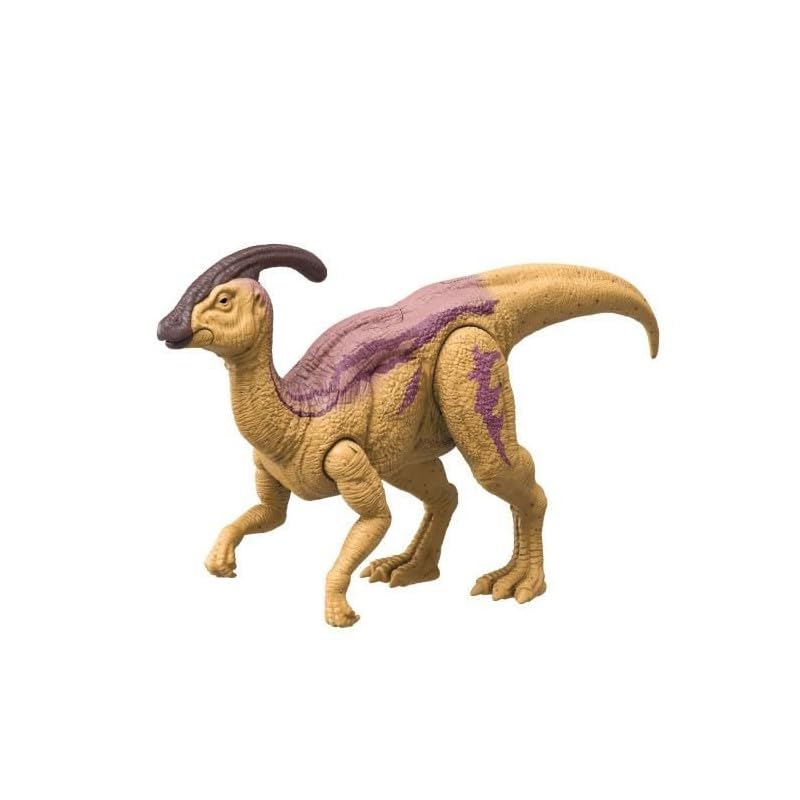 Mattel Jurassic World Wild Roar Parasaurolophus measures over 11 inches for bold display