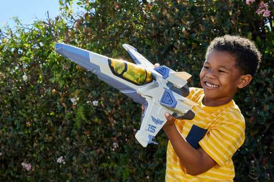 Mattel Lightyear Buzz figure, 5-inch, fits cockpit for storytelling.