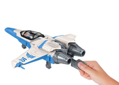 Mattel Lightyear jetpack wings for dynamic action poses.