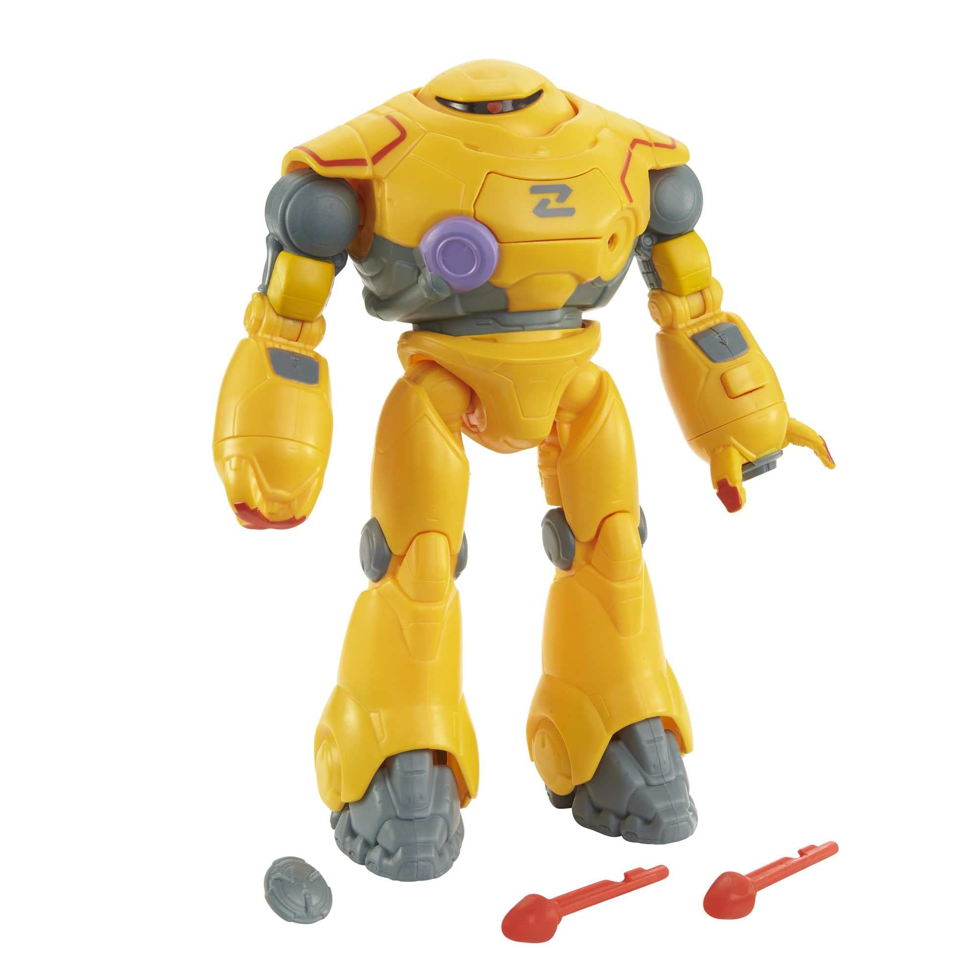 Mattel Lightyear Zyclops figure front view ready for action play