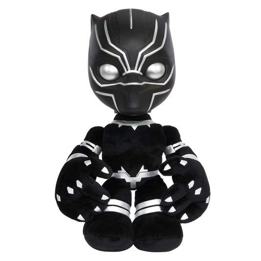 Mattel Marvel Black Panther plush eyes light up for engaging play sessions