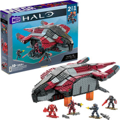 Mattel MEGA Halo phantom dropship cockpit highlights interior play and detailed scale