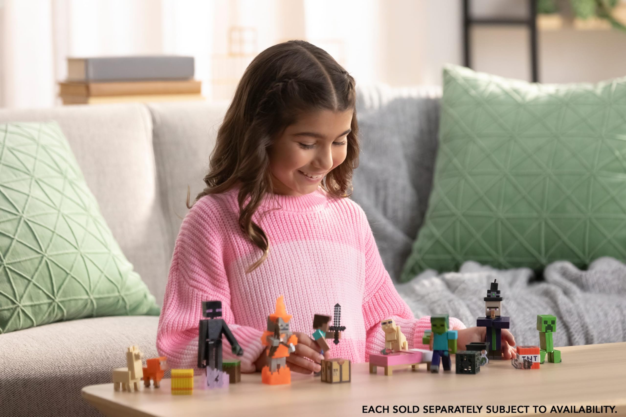 Mattel Minecraft accessories pack to recreate iconic in-game moments at home