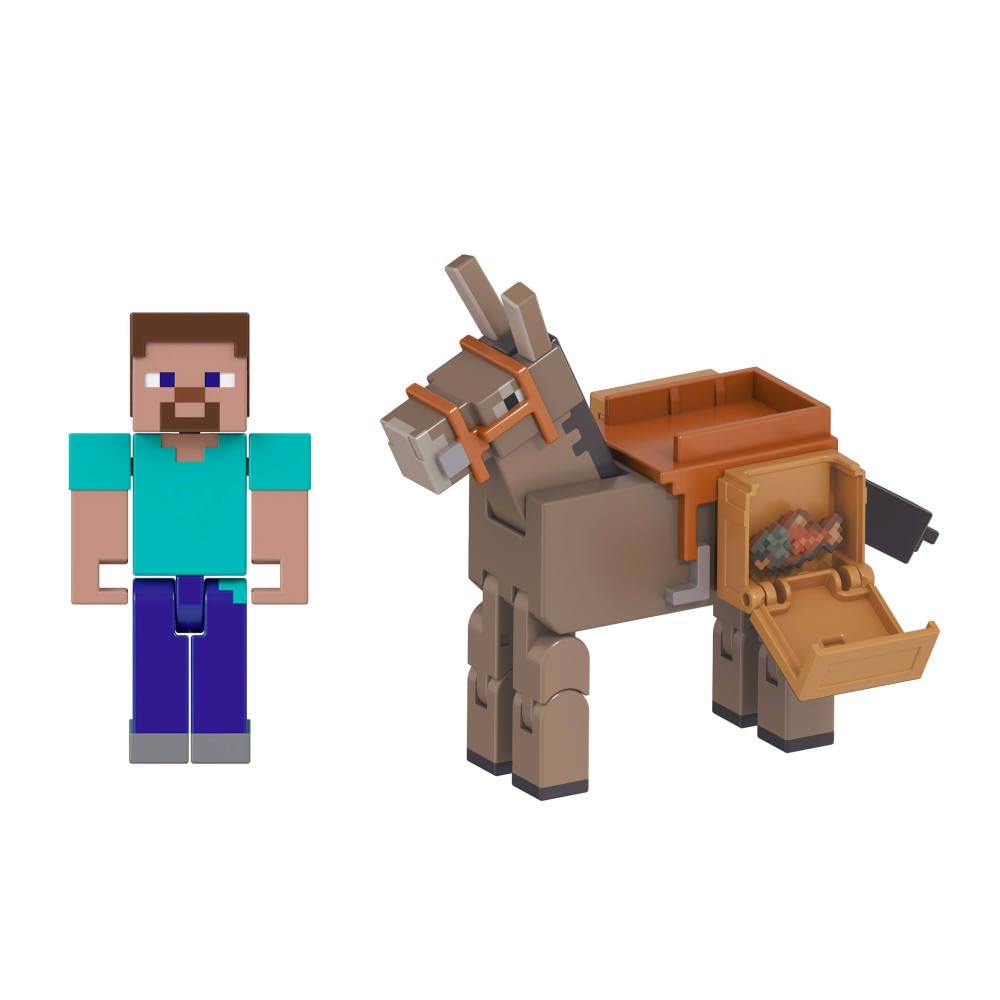 Mattel Minecraft accessory pack with weapon enhances play and storytelling.