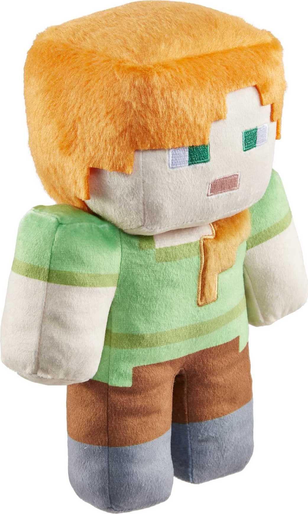 Iconic Alex costume details on Mattel plush, instantly recognizable character.