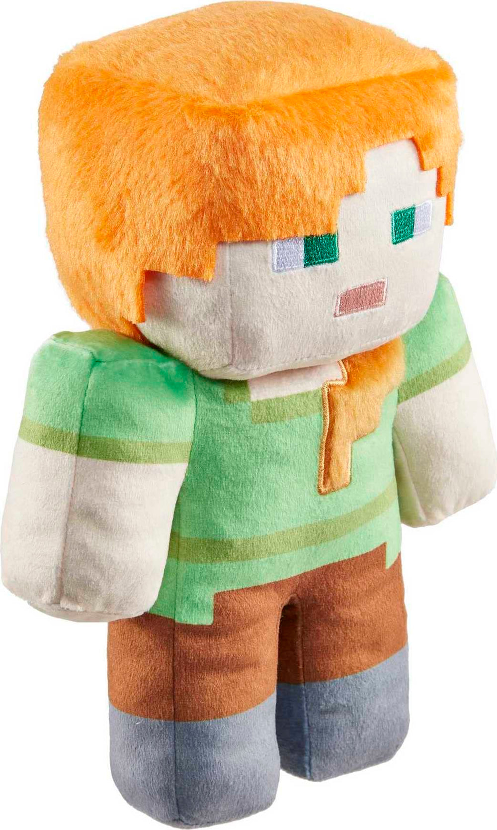 Iconic Alex costume details on Mattel plush, instantly recognizable character.