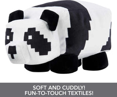 Premium fabrics on the Mattel panda plush offer soft, hug-friendly textures.