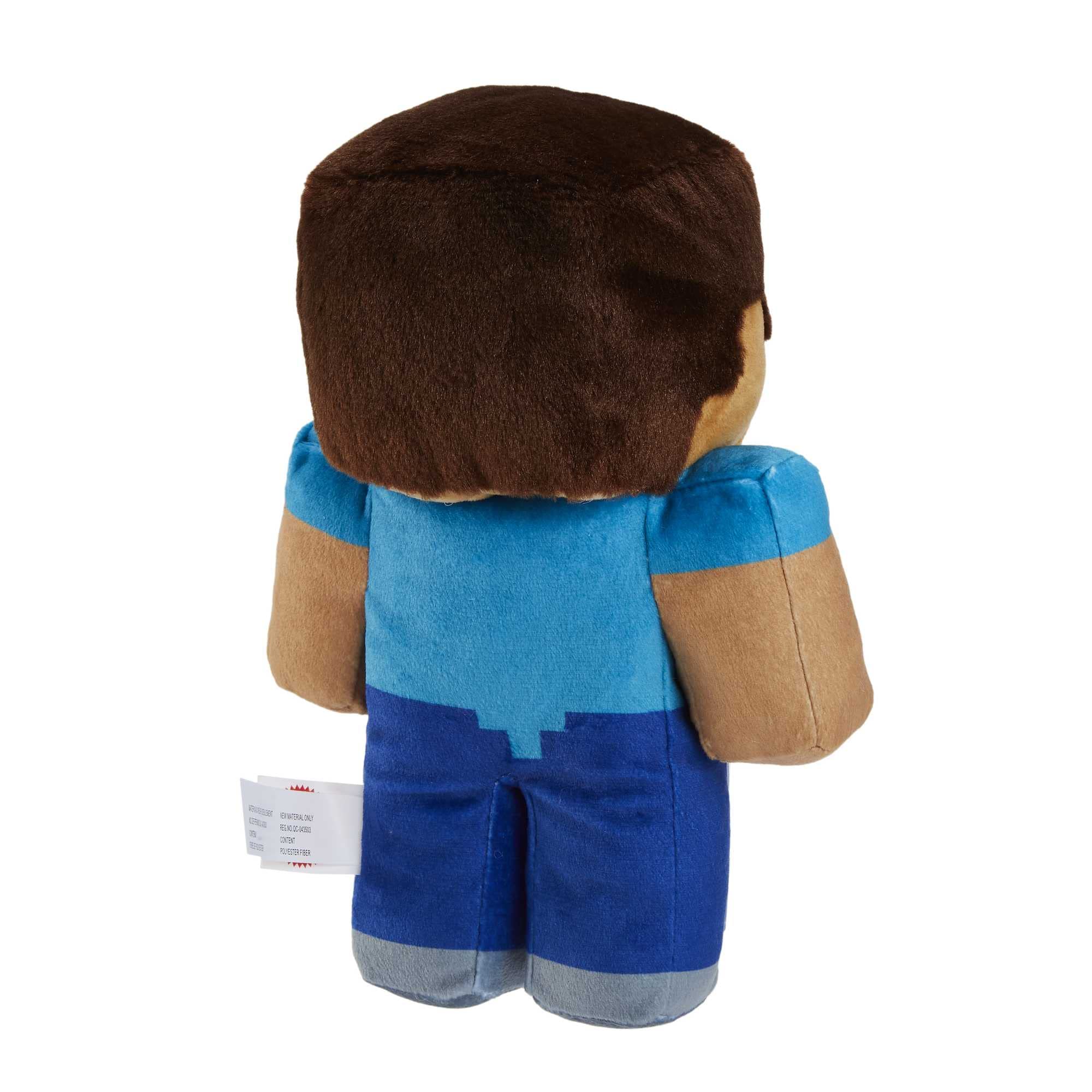 Mattel Minecraft basic plush character iconic costume for instant recognition