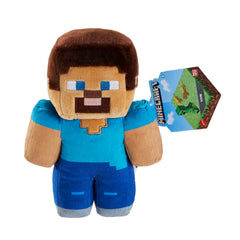 Mattel Minecraft basic plush character pixel-details enhancing collectibility