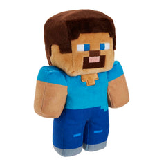 Mattel Minecraft basic plush character texture close-up in premium fabrics