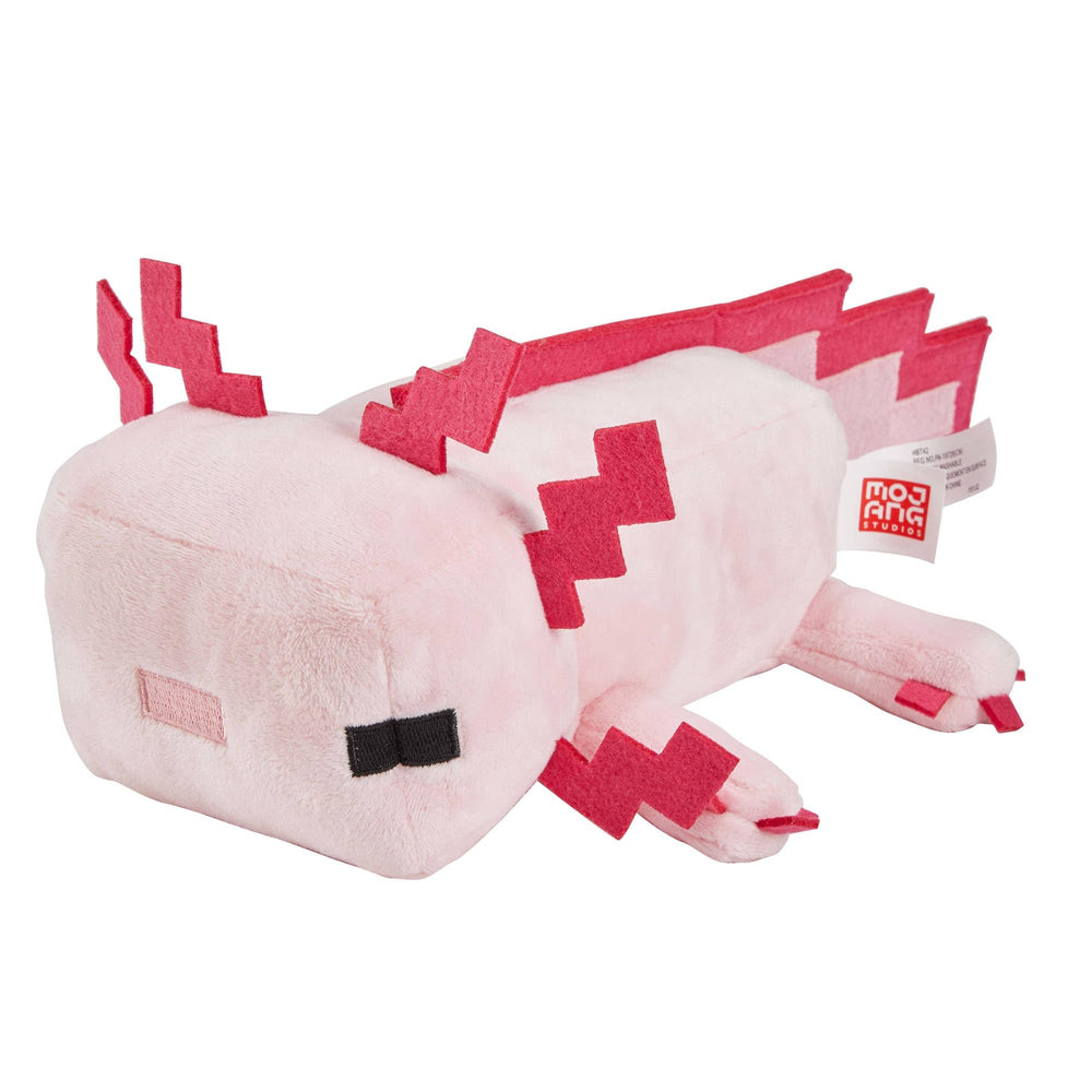 Mattel Minecraft plush with premium fabrics, eight inches tall for easy display and cuddles.